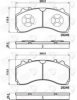 COMLINE ACV080HD Brake Pad Set, disc brake